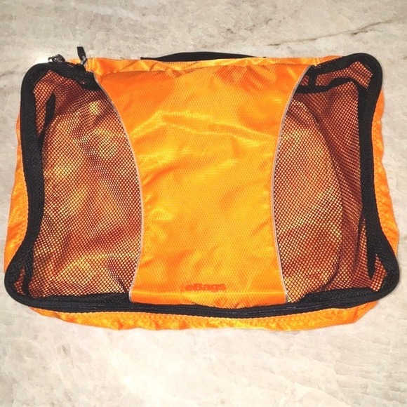 eBags Ultralight Packing Cubes – Set of 3 – Orange Mesh Travel Organizers NW/OT - Picture 2 of 5
